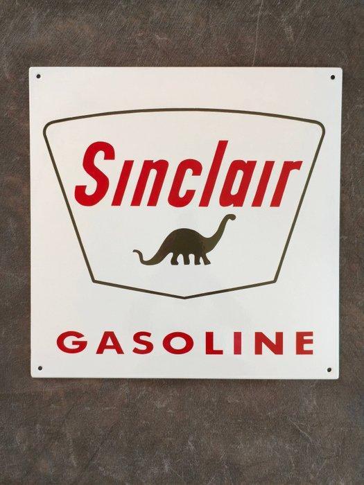 Sinclair - Gasoline Sinclair Benzin enamel sign Emailschild, Antiek en Kunst, Antiek | Wandborden en Tegels