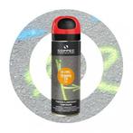 SOPPEC Tempo TP Tijdelijke Markeer Spray 500ml - Fluor Rood, Nieuw, Verzenden