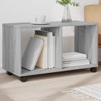 vidaXL Rolkast 72x33x42,5 cm bewerkt hout grijs sonoma, Huis en Inrichting, Tafels | Bijzettafels, Verzenden, Nieuw