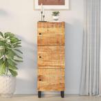 vidaXL buffetkast met 3 deuren 40x33x110 cm massief, Huis en Inrichting, Kasten | Buffetkasten, Minder dan 50 cm, Verzenden, 100 tot 150 cm