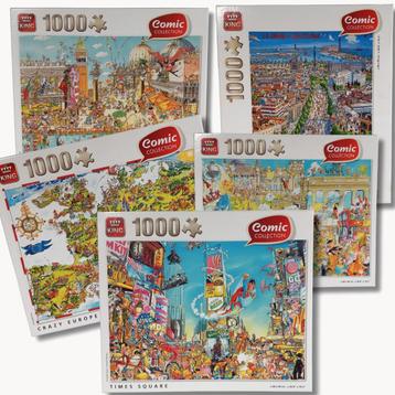Set van 5x King Puzzels | Cosmic Collection | 1000 Stukjes beschikbaar voor biedingen