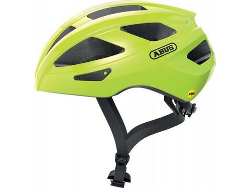 Abus Helm Macator MIPS - L 58-62 - Signal Yellow, Huis en Inrichting, Woonaccessoires | Overige, Zo goed als nieuw, Verzenden