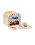 HEMA Pizzaoven 21x20x19cm hout, Kinderen en Baby's, Speelgoed | Overig, Verzenden, Nieuw