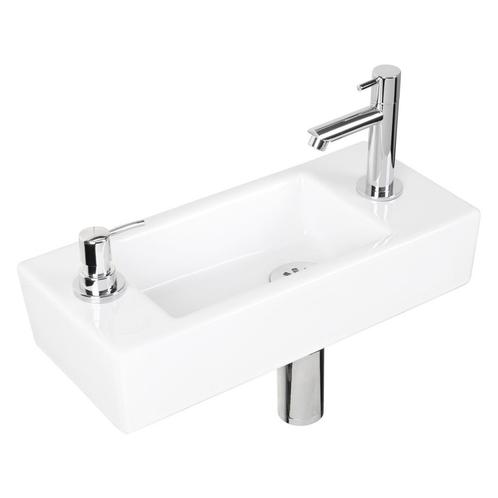 Fonteinset Differnz Sapon 44x18x9 cm Wit, Doe-het-zelf en Verbouw, Sanitair, Overige typen, Nieuw, Ophalen of Verzenden
