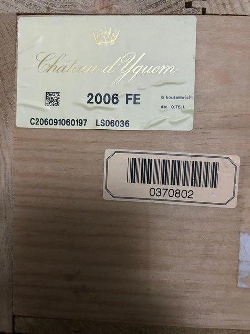 2006 Château d’Yquem - Sauternes 1er Cru Supérieur - 6, Verzamelen, Wijnen