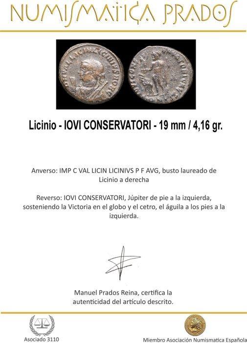 Romeinse Rijk. Licinius I (308-324 n.Chr.). IOVI, Postzegels en Munten, Munten | Europa | Niet-Euromunten