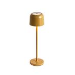 Tafellamp mushroom goud oplaadbaar incl. laadstation - Raika, Huis en Inrichting, Lampen | Tafellampen, Nieuw, Overige stijlen
