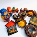Fedoskino, Mstera, Khokhloma - Fedorov, Surikov, Shumilova,, Antiek en Kunst