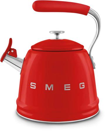 Smeg WKF01RD fluitketel - jaren 50 - rood beschikbaar voor biedingen
