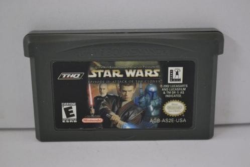 Star Wars - Episode II - Attack Of The Clones (GBA USA, Spelcomputers en Games, Games | Nintendo Game Boy, 1 speler, Zo goed als nieuw