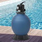 vidaXL Zwembadzandfilter met 6-positie ventiel 460 mm blauw, Verzenden, Nieuw