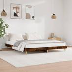 vidaXL Bedframe zonder matras hout gerookt eikenkleurig, Bruin, Verzenden, 200 cm, 160 cm