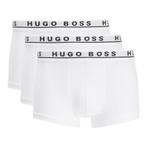 Hugo Boss Trunk Boxershorts 3Pack Wit, Verzenden