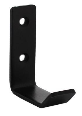 Intersteel jashaak gebogen 20x60mm zwart, Huis en Inrichting, Woonaccessoires | Kapstokken, Verzenden