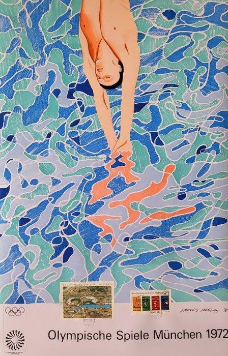 David Hockney (1937) - Olympische Spiele München 1972 -, Antiek en Kunst, Antiek | Overige Antiek