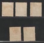Nederland 1881/1887 - Diverse verschillende Postzegels, 2e, Gestempeld