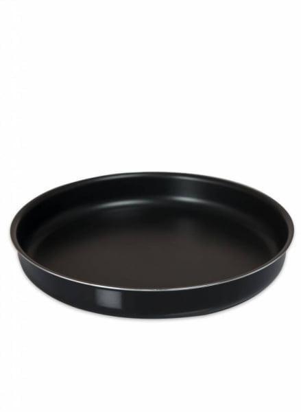 Ovenschaal Rond Aluminium 42cm Zwart, Huis en Inrichting, Keuken | Keukenbenodigdheden, Ophalen of Verzenden
