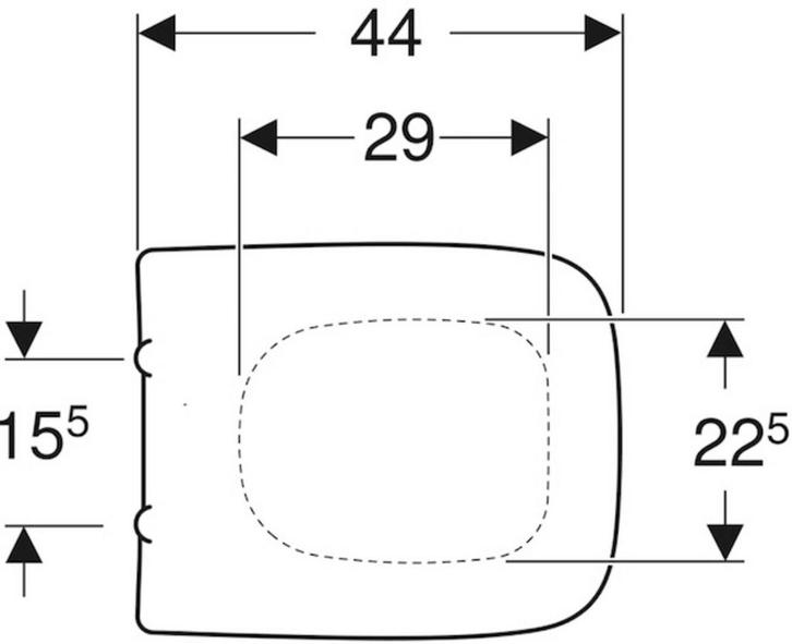 Geberit Toiletbril van €143.00 voor €100.81, Doe-het-zelf en Verbouw, Sanitair, Toilet, Nieuw, Ophalen of Verzenden