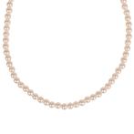 Parelketting Ivoorkleurige Imitatie Parels 6mm - Kindermaat, Ophalen of Verzenden, Nieuw, Wit