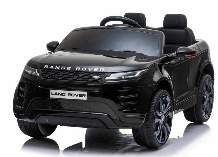 Kinderauto, RANGE ROVER EVOQUE zwart, FM, radio rc, leder, Kinderen en Baby's, Speelgoed | Buiten | Accuvoertuigen, Nieuw, Ophalen of Verzenden