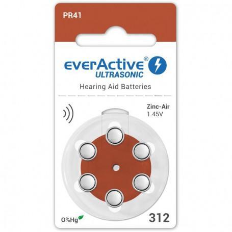 everActive ULTRASONIC 312 Gehoorapparaat batterijen 1x Bl..., Audio, Tv en Foto, Accu's en Batterijen, Nieuw, Verzenden