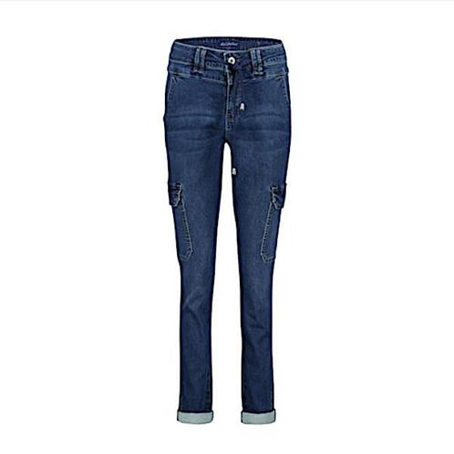 -30% Red Button  Red Button Broek srb4326 cargo denim blue, Kleding | Dames, Broeken en Pantalons, Blauw, Nieuw, Verzenden