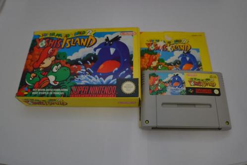 Super Mario World 2: Yoshis Island (SNES FAH CIB), Spelcomputers en Games, Games | Nintendo Super NES, Zo goed als nieuw, Verzenden