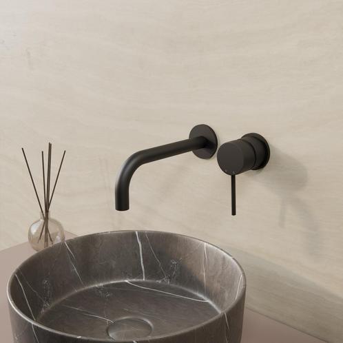 Wastafelkraan BWS Camal Inbouwkraan Eenhendel Mat Zwart, Doe-het-zelf en Verbouw, Sanitair, Kraan, Nieuw, Ophalen of Verzenden
