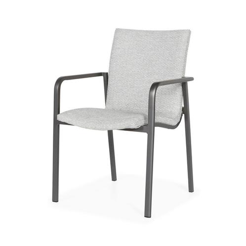 SUNS Anzio dining chair matt royal grey/soft grey mixed, Tuin en Terras, Tuinstoelen, Nieuw, Aluminium, Ophalen of Verzenden
