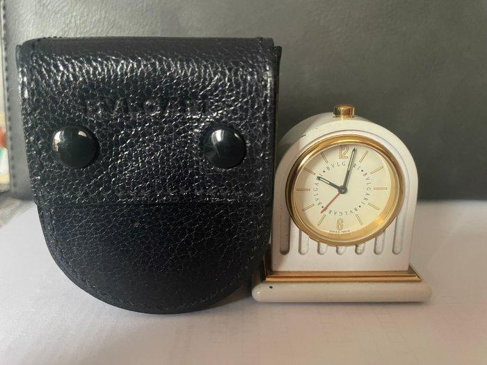 Bureauklok - Bulgari - Staal - 1980-1990, Antiek en Kunst, Antiek | Klokken