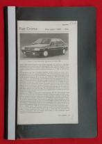 Afstelgegevens FIAT Croma alle typen 1986 – 1992, Auto diversen, Verzenden