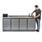 Professionele werkbank – montagetafel 215 x 70 x 95 cm. met, Doe-het-zelf en Verbouw, Werkbanken, Nieuw, Ophalen of Verzenden