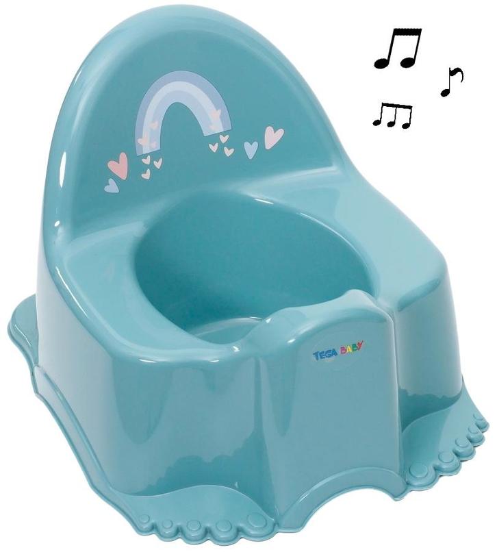 Tega Baby Meteo Eco Turquoise Potje met Muziek PO-080-165, Kinderen en Baby's, Badjes en Verzorging, Nieuw, Verzenden