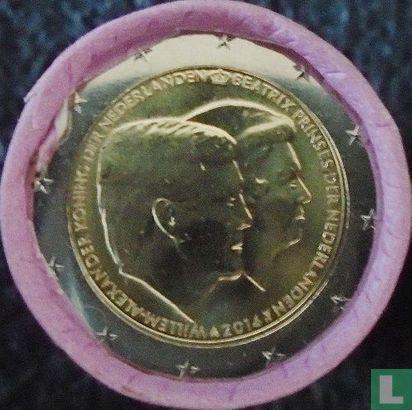 Nederland 2 euro 2014 (rol) First anniversary of Willem-..., Postzegels en Munten, Munten | Nederland, Losse munt, Verzenden