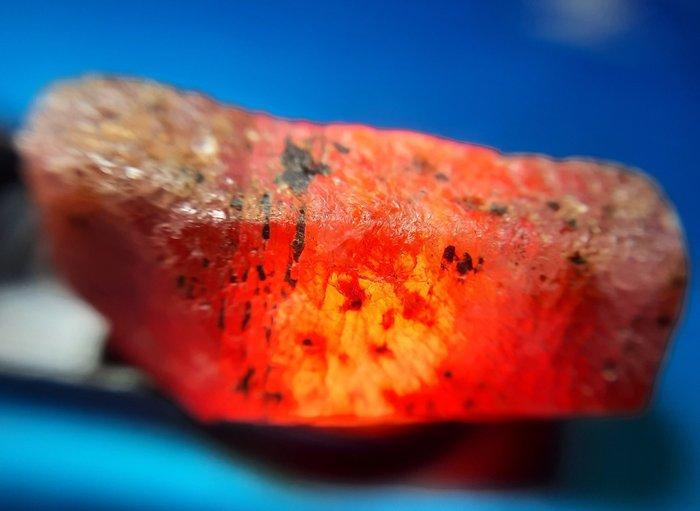 22,7 karaat - Onbehandelde robijn Ruw- 4.54 g, Verzamelen, Mineralen en Fossielen