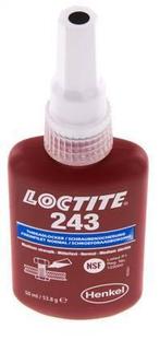 Loctite 243 Blauw 50 ml Draadlock, Verzenden, Nieuw