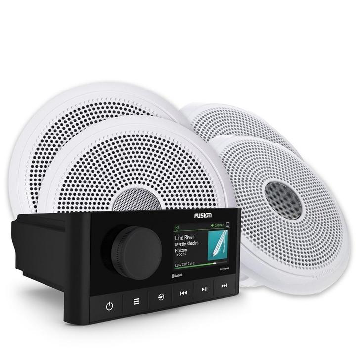 Fusion Marine RA210 boot audio set met 4 XS classic speakers, Watersport en Boten, Accessoires en Onderhoud, Nieuw, Ophalen of Verzenden