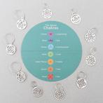 KnitPro Mindful Sterling Chakra Steekmarkeerders (10 stuks, Hobby en Vrije tijd, Breien en Haken, Ophalen of Verzenden, Nieuw