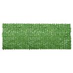 vidaXL Balkonscherm met groene bladeren 400x150 cm, Verzenden, Nieuw