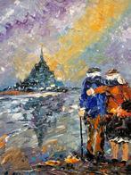 Laurent Pate (1970) - Ensemble au Mont saint Michel, Antiek en Kunst