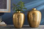 Elegantes Vasen 2er Set ORIENTAL 32cm goud im Rice, Huis en Inrichting, Woonaccessoires | Vazen, Ophalen of Verzenden, Nieuw
