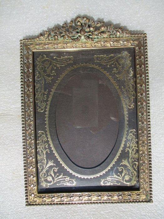 Fotolijst - Stijl kader Louis XVI. Einde 19e eeuw. Messing., Antiek en Kunst, Antiek | Overige Antiek