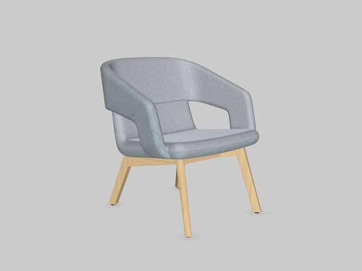 Vergader/loungestoel Twist&Sit houten 4-poots, Zakelijke goederen, Kantoor en Winkelinrichting | Kantoormeubilair en Inrichting