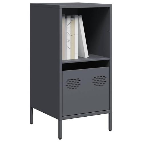 vidaXL Dressoir 35x39x73,5 cm koudgewalst staal, Huis en Inrichting, Kasten | Dressoirs, Nieuw, Metaal, Verzenden