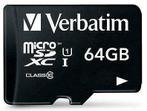 Verbatim | MicroSDXC | 64 GB | 90 MB/s | Premium, Audio, Tv en Foto, Fotografie | Geheugenkaarten, Verzenden, Nieuw