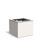 Aluminium plantenbak Domus 85x85x70cm - Met bodem, Vierkant, Nieuw, Metaal, 60 tot 100 cm