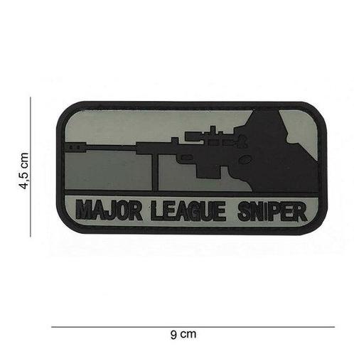 Patch major league sniper  pvc met klittenband, Verzamelen, Militaria | Algemeen, Verzenden