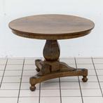 Ronde Bijzettafel Biedermeier, Huis en Inrichting, Tafels | Bijzettafels, Ophalen, Nieuw