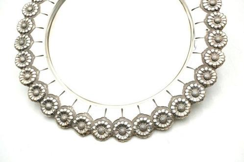 Presenteerblad - .833 zilver - Bloemen d.30x3,5, Antiek en Kunst, Antiek | Goud en Zilver