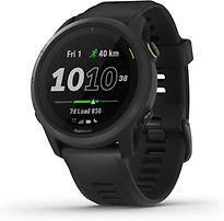 Garmin Forerunner 745 zwart met een zwarte siliconen beschikbaar voor biedingen